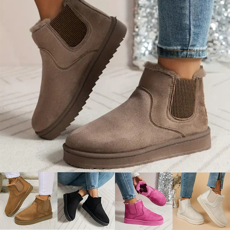 🔥Heißer Verkauf 50 % RABATT - Bequeme warme kurze Damenstiefel