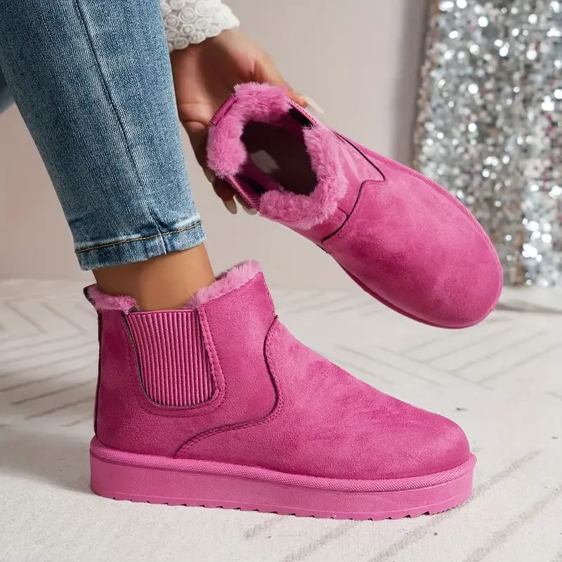 🔥Heißer Verkauf 50 % RABATT - Bequeme warme kurze Damenstiefel