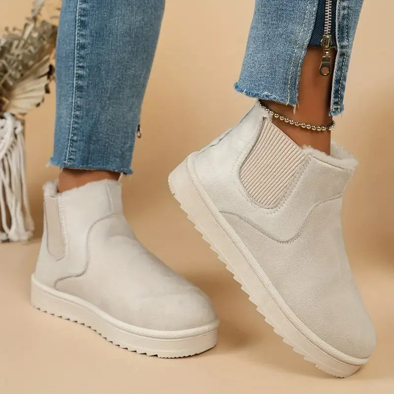 🔥Heißer Verkauf 50 % RABATT - Bequeme warme kurze Damenstiefel