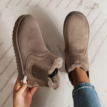 🔥Heißer Verkauf 50 % RABATT - Bequeme warme kurze Damenstiefel
