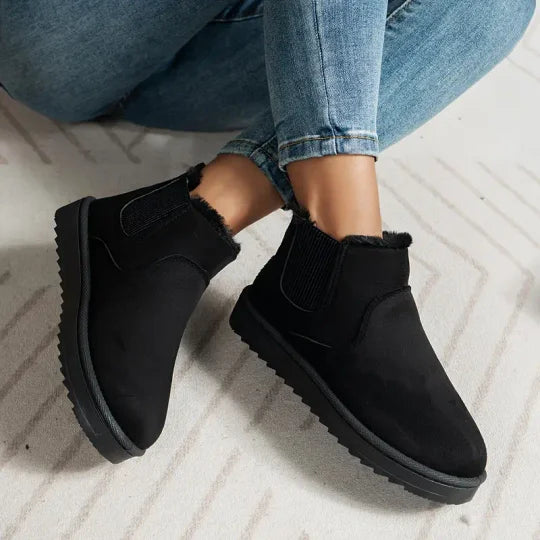 🔥Heißer Verkauf 50 % RABATT - Bequeme warme kurze Damenstiefel