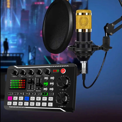 🎉 Neujahrsgeschenk – 50% RABATT!🎙️Live-Streaming Audio-Set (mit Mikrofon): Professionelle Klangqualität – Einfach zu bedienen für Streamer!