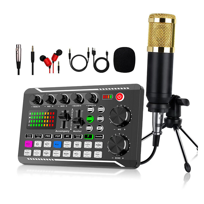 🎉 Neujahrsgeschenk – 50% RABATT!🎙️Live-Streaming Audio-Set (mit Mikrofon): Professionelle Klangqualität – Einfach zu bedienen für Streamer!