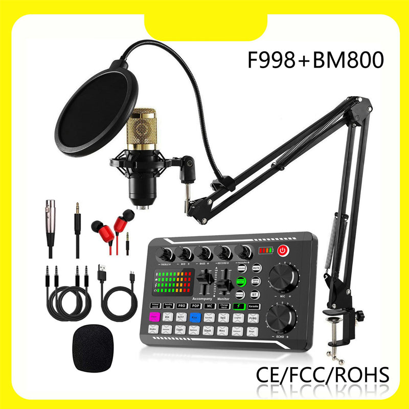 🎉 Neujahrsgeschenk – 50% RABATT!🎙️Live-Streaming Audio-Set (mit Mikrofon): Professionelle Klangqualität – Einfach zu bedienen für Streamer!