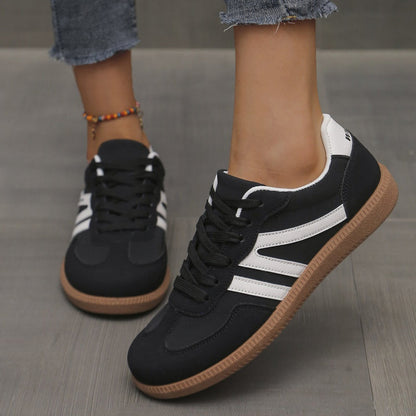 🌞Frühlingserwachen: 50% Rabatt!✨Damen Retro Sneaker – Rutschfeste Gummisohle, Atmungsaktives Obermaterial & Komfortable Innensohle, Vielseitig für Alltag