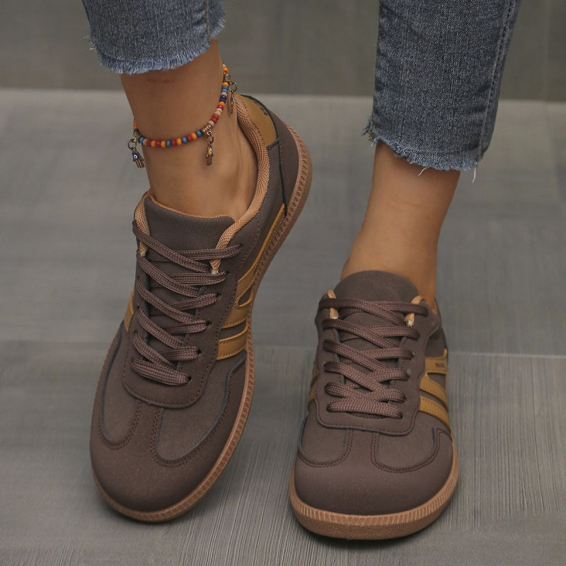 🌞Frühlingserwachen: 50% Rabatt!✨Damen Retro Sneaker – Rutschfeste Gummisohle, Atmungsaktives Obermaterial & Komfortable Innensohle, Vielseitig für Alltag
