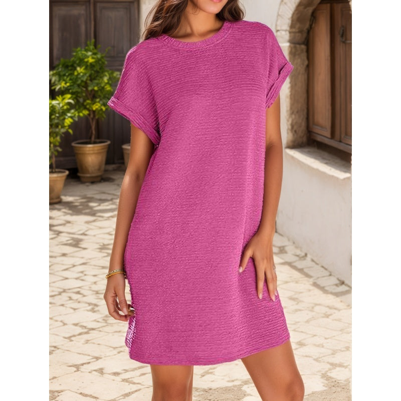 🔥2025 HOT SALE🔥Damenkleid mit lässigen Ärmeln und Taschen