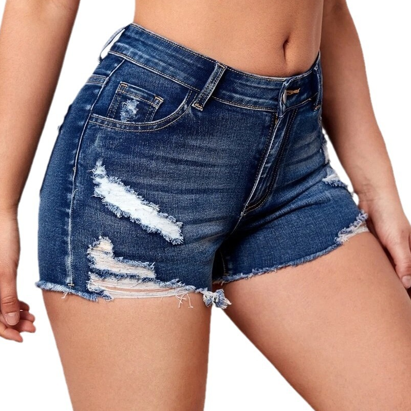 🌞Frühlingserwachen: 50% Rabatt!🏖️High-Waist Denim Shorts "Curve-Chic": Super-Stretch & Vintage-Look