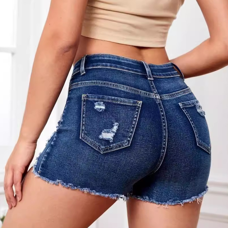 🌞Frühlingserwachen: 50% Rabatt!🏖️High-Waist Denim Shorts "Curve-Chic": Super-Stretch & Vintage-Look