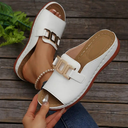💞Bester Komfort – Bequeme orthopädische Keilsandalen für Damen