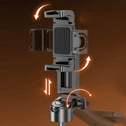 ⏳2025 Neu – Sparen Sie 50 %📱📸Kompakter, ausziehbarer Multifunktions-Selfie-Stick