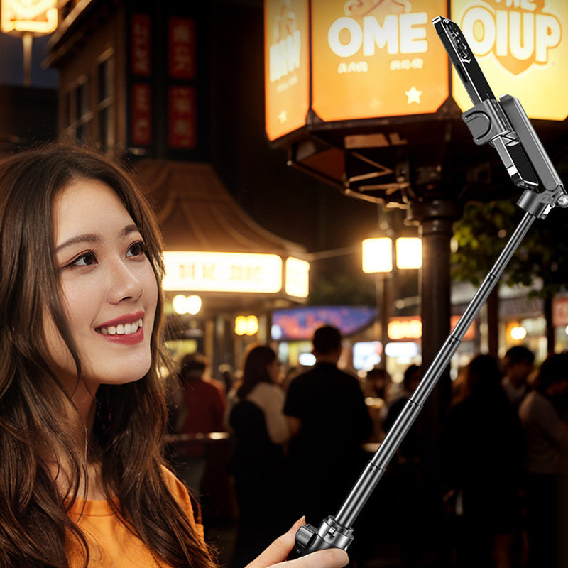 ⏳2025 Neu – Sparen Sie 50 %📱📸Kompakter, ausziehbarer Multifunktions-Selfie-Stick