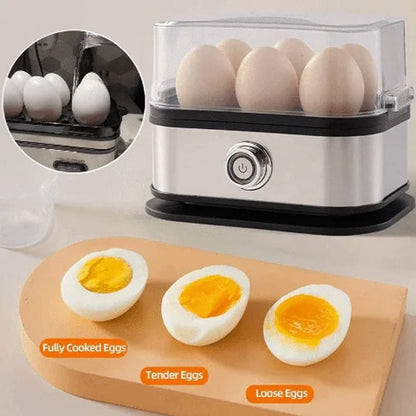 🎉 Neujahrsgeschenk – 50% RABATT!🍳 Multifunktionaler Dampf-Eierkocher (mit durchsichtigem Deckel): Schnelles, gleichmäßiges Garen + Sicher & Kompakt – Gesundes Frühstück in Minuten!