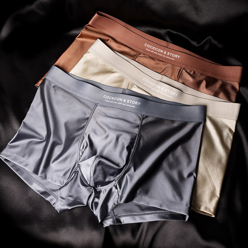 Satin Ice Silk Slips für Männer - 2 kaufen 1 Gratis