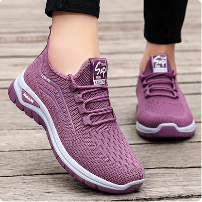 Damen Casual Atmungsaktiver Komfort Sneaker