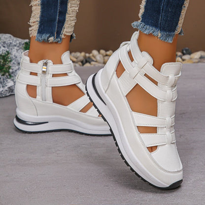 🌞Frühlingserwachen: 50% Rabatt!💎Orthopädische Keil-Sandalen "CloudSupport" – Schmerzfreies Gehen & Maximale Stabilität
