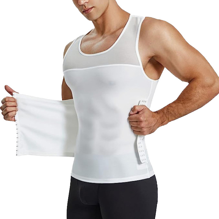 Schlankmachende Mesh-Weste für Männer mit Taille