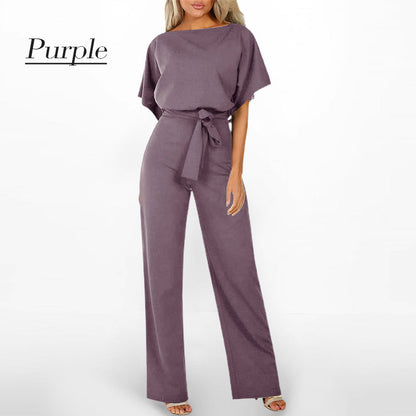 ⏳Zeitlich begrenzter Rabatt💥Jumpsuit mit hoher Taille und weitem Bein für Damen
