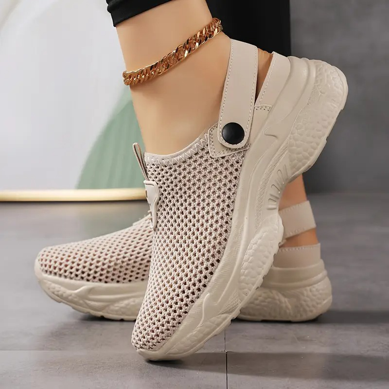 👟EVA-Sohlen federn jeden Schritt ab-Atmungsaktive, rutschfeste und lässige orthopädische Damen-Sneaker