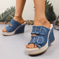 ✨ Neu 2026 👡 Lässige✨Denim-Plateausandalen für Damen  Lässig & Stylisch