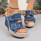 ✨ Neu 2026 👡 Lässige✨Denim-Plateausandalen für Damen  Lässig & Stylisch