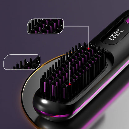 💘 Valentinstagsangebot: 50% Rabatt! 💇‍♀️ Kabelloser Keramik-Haarglättungskamm: 3D-Zahndesign + Negative Ionen – seidig glattes Haar in Sekunden!