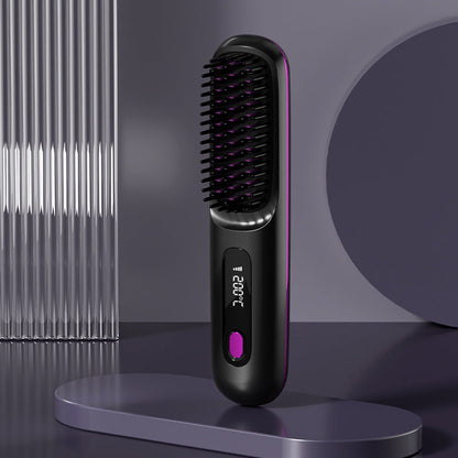 💘 Valentinstagsangebot: 50% Rabatt! 💇‍♀️ Kabelloser Keramik-Haarglättungskamm: 3D-Zahndesign + Negative Ionen – seidig glattes Haar in Sekunden!