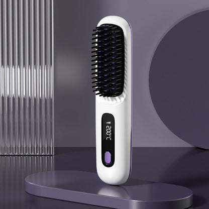💘 Valentinstagsangebot: 50% Rabatt! 💇‍♀️ Kabelloser Keramik-Haarglättungskamm: 3D-Zahndesign + Negative Ionen – seidig glattes Haar in Sekunden!
