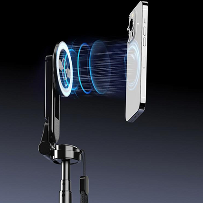 ✨4-in-1 Multifunktions-Selfie-Stick mit 360°-Drehung und Magnet