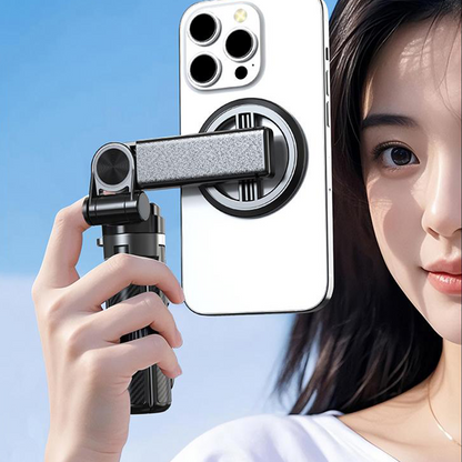 ✨4-in-1 Multifunktions-Selfie-Stick mit 360°-Drehung und Magnet