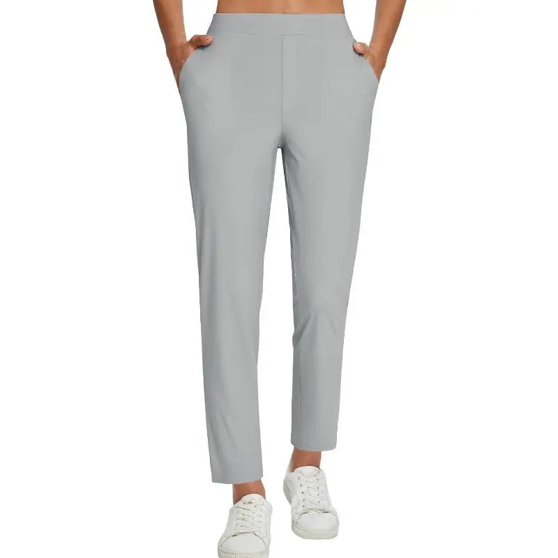 ⏳Letzter Tag: 50% auf das 2. Kleidungsstück💥Damenhose mit Reißverschlusstaschen & 4-Wege-Stretch – Perfekt für Fitness, Büro und Freizeit | Atmungsaktiv & Pflegeleicht | Größen S-3XL