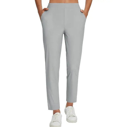 ⏳Letzter Tag: 50% auf das 2. Kleidungsstück💥Damenhose mit Reißverschlusstaschen & 4-Wege-Stretch – Perfekt für Fitness, Büro und Freizeit | Atmungsaktiv & Pflegeleicht | Größen S-3XL