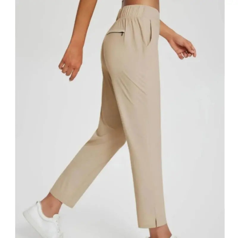 ⏳Letzter Tag: 50% auf das 2. Kleidungsstück💥Damenhose mit Reißverschlusstaschen & 4-Wege-Stretch – Perfekt für Fitness, Büro und Freizeit | Atmungsaktiv & Pflegeleicht | Größen S-3XL