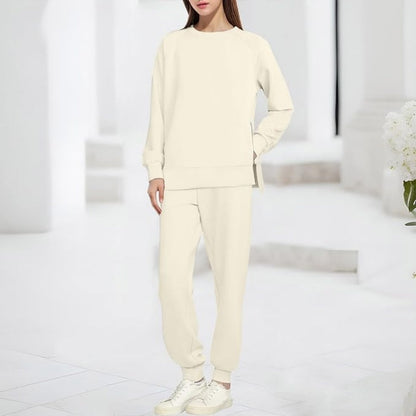 Gemütliches Sweatshirt- und Hosen-Zweiteiler-Set für Damen