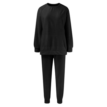 Gemütliches Sweatshirt- und Hosen-Zweiteiler-Set für Damen