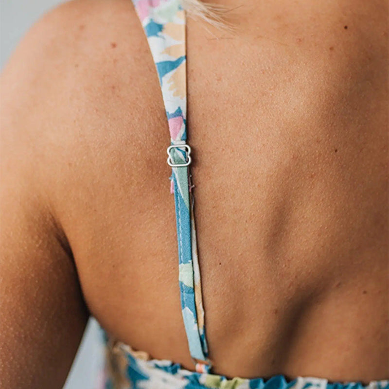 🎉 Neujahrsgeschenk – 50% RABATT!🌸 Damen-Trägerkleid mit Blumendruck: Fließend & schmeichelnd – perfekt für Frühlings-Sommer-Anlässe