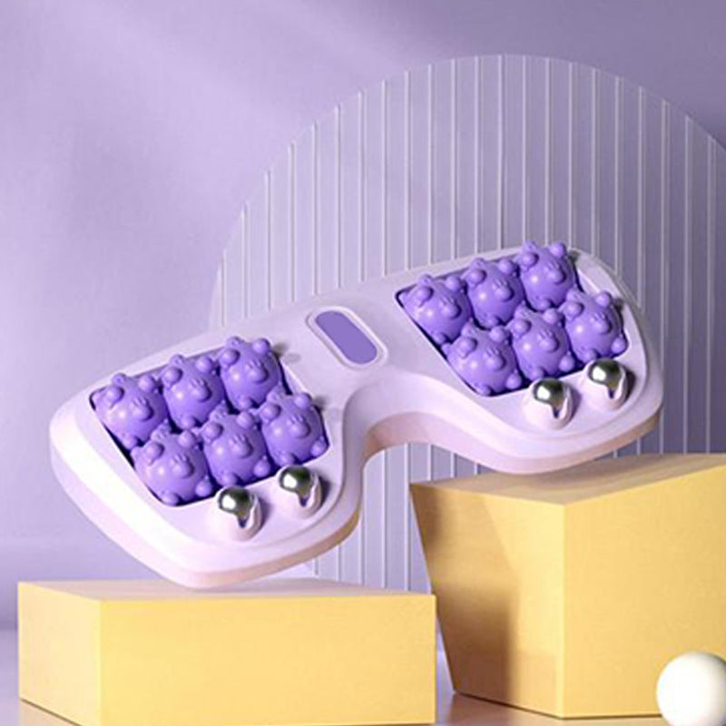 💜Tragbare Doppelfußmassagewalze💜
