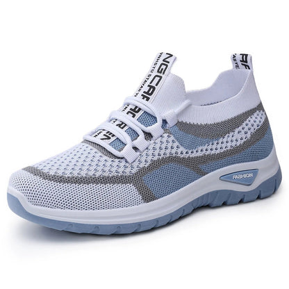 🌞Frühlingserwachen: 50% Rabatt!👟 Damen Laufschuhe mit Schnürung – Atmungsaktives Mesh – Gepolsterte Sohle – Rutschfest & Leicht – Für Sport & Freizeit