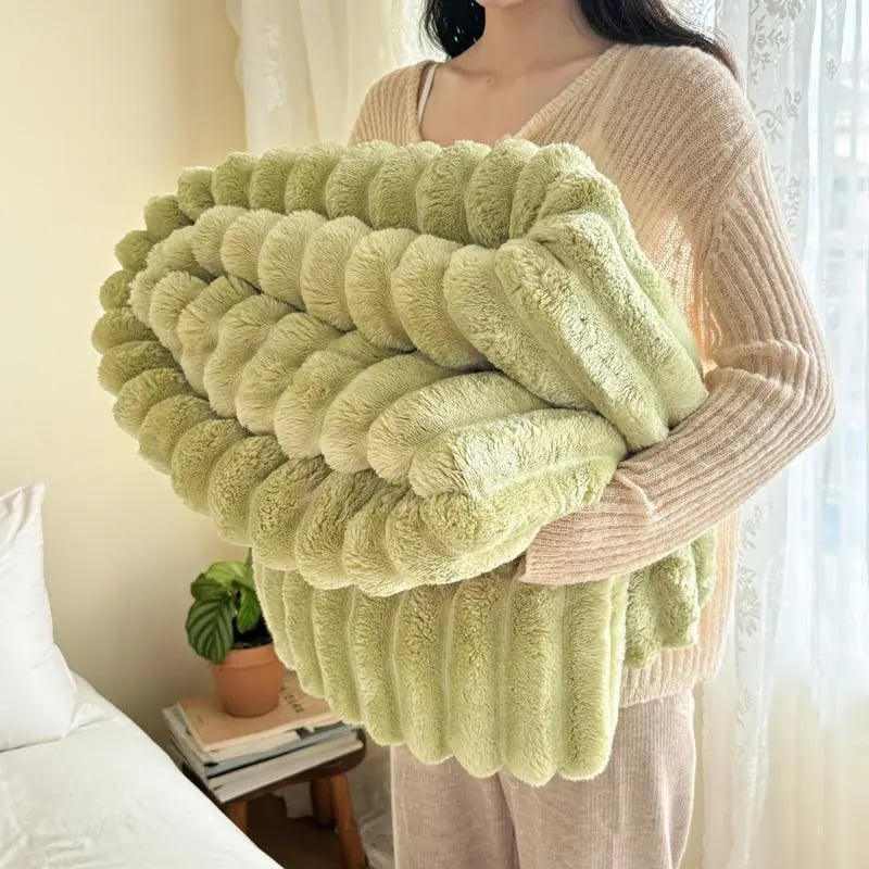 🍂Herbst-Sale – 50 % Rabatt!🛏️Dicke Plüschdecke mit Kaninchenmotiv und Milchvelours-Bezug🫧Kuscheln Sie sich in ultimativen Komfort