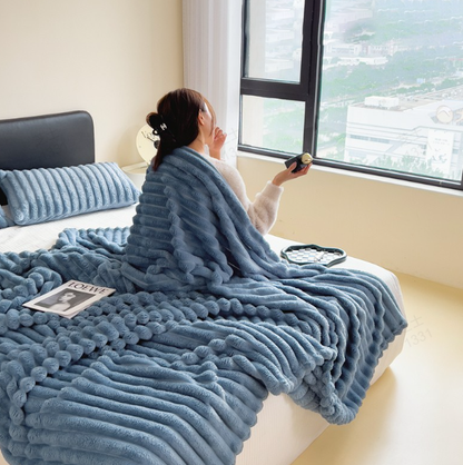 🍂Herbst-Sale – 50 % Rabatt!🛏️Dicke Plüschdecke mit Kaninchenmotiv und Milchvelours-Bezug🫧Kuscheln Sie sich in ultimativen Komfort