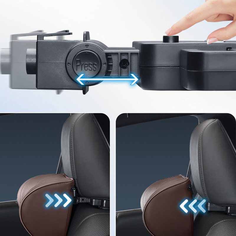 Verstellbares U-förmiges Kopfstützenkissen für das Auto