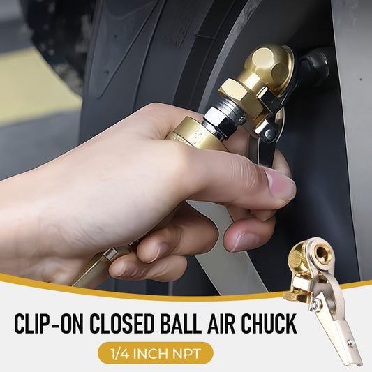 1/4 Zoll NPT Clip-On Luftspannfutter mit geschlossener Kugel