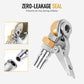1/4 Zoll NPT Clip-On Luftspannfutter mit geschlossener Kugel