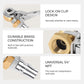 1/4 Zoll NPT Clip-On Luftspannfutter mit geschlossener Kugel