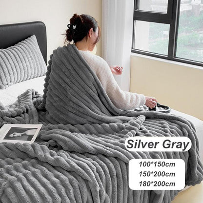Superweiche Kuscheldecke für die Couch