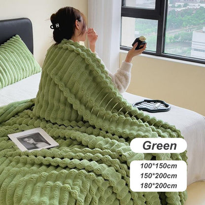 Superweiche Kuscheldecke für die Couch
