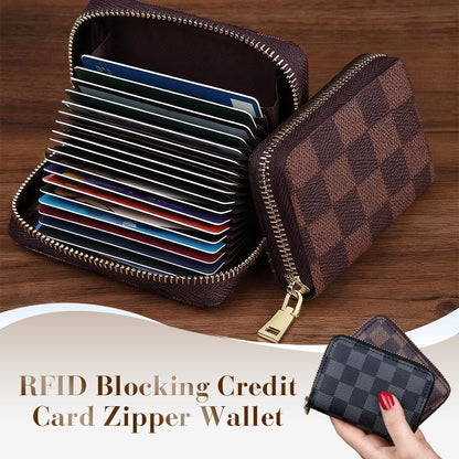 🔒💳 Dein Schutz gegen digitalen Diebstahl – Schlankes RFID-Blocker Wallet mit Reißverschluss. 🔐✨