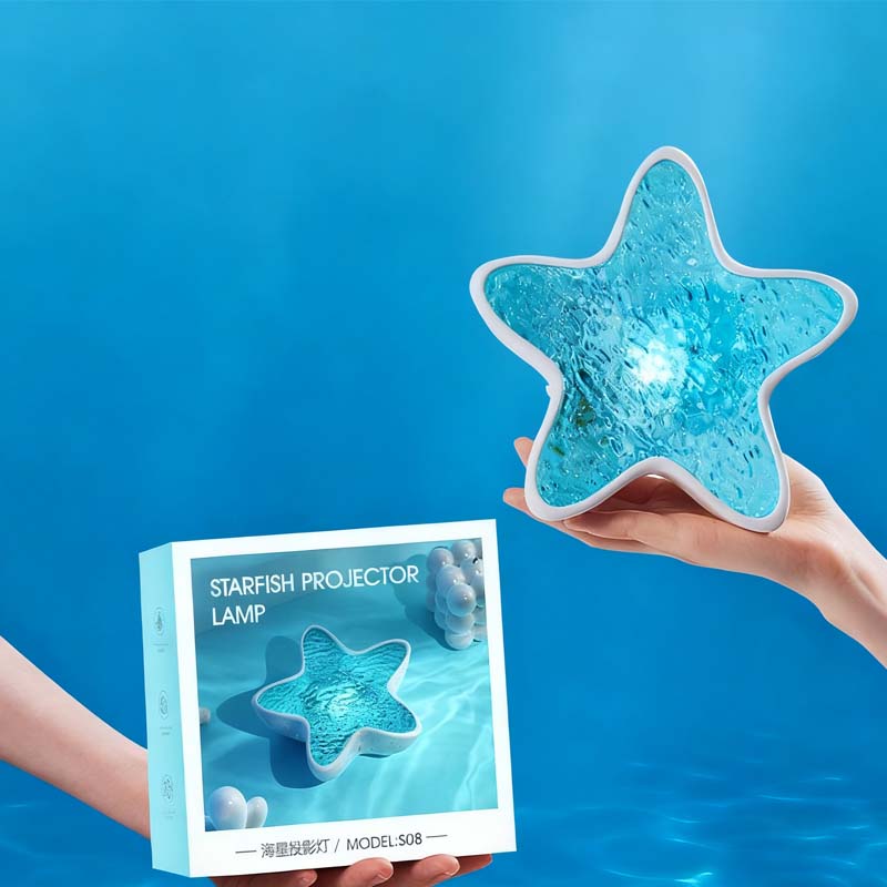 💘 Valentinstagsangebot: 50% Rabatt! 🐚 Seestern-Ozean-Projektorlampe – 7-farbiges Polarlicht & beruhigende Wasserwellen!