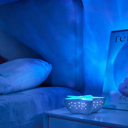 💘 Valentinstagsangebot: 50% Rabatt! 🐚 Seestern-Ozean-Projektorlampe – 7-farbiges Polarlicht & beruhigende Wasserwellen!