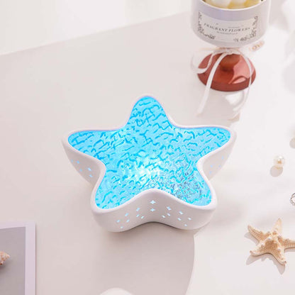 💘 Valentinstagsangebot: 50% Rabatt! 🐚 Seestern-Ozean-Projektorlampe – 7-farbiges Polarlicht & beruhigende Wasserwellen!